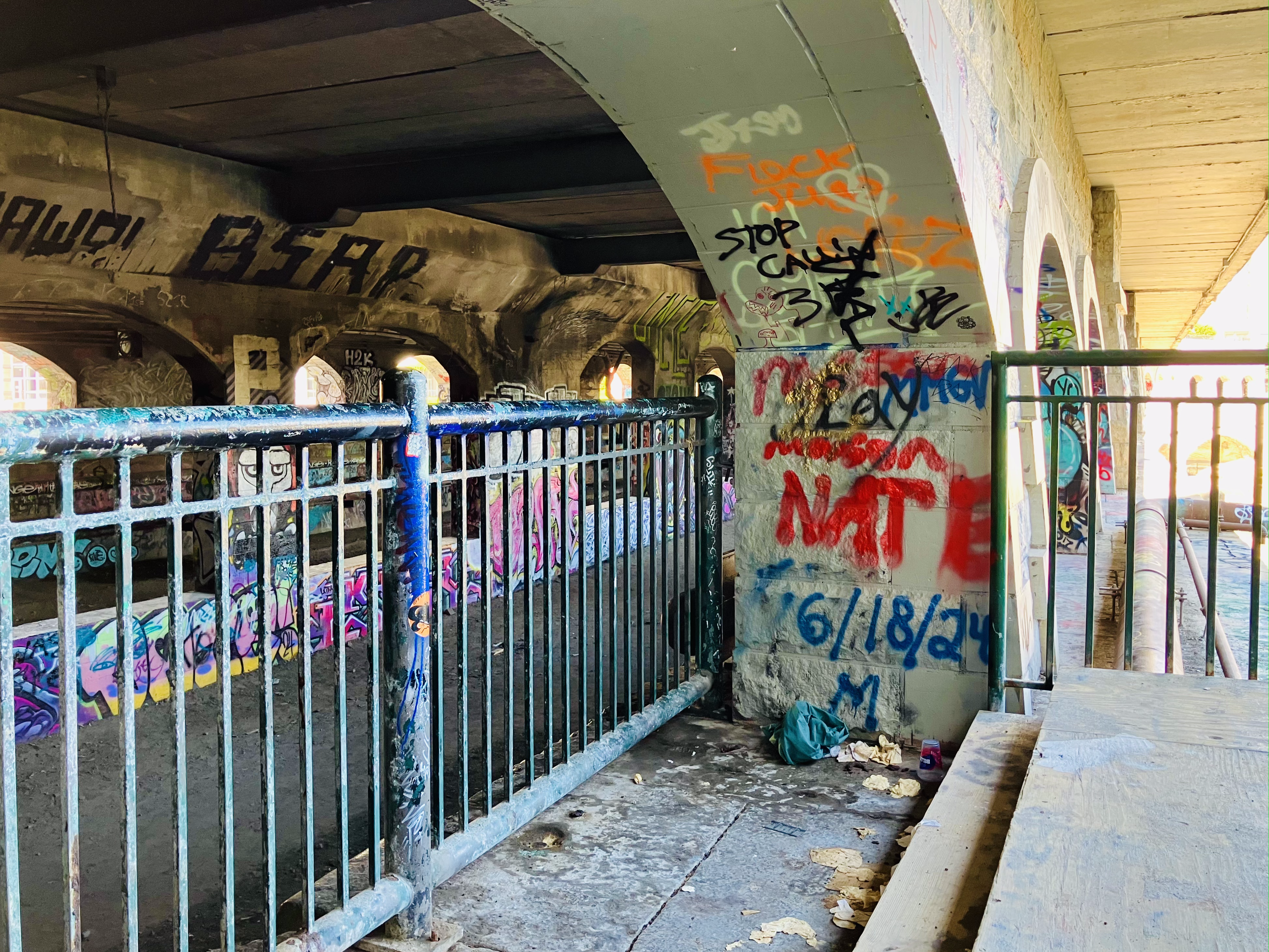 The world-famous abandoned subway of legend.