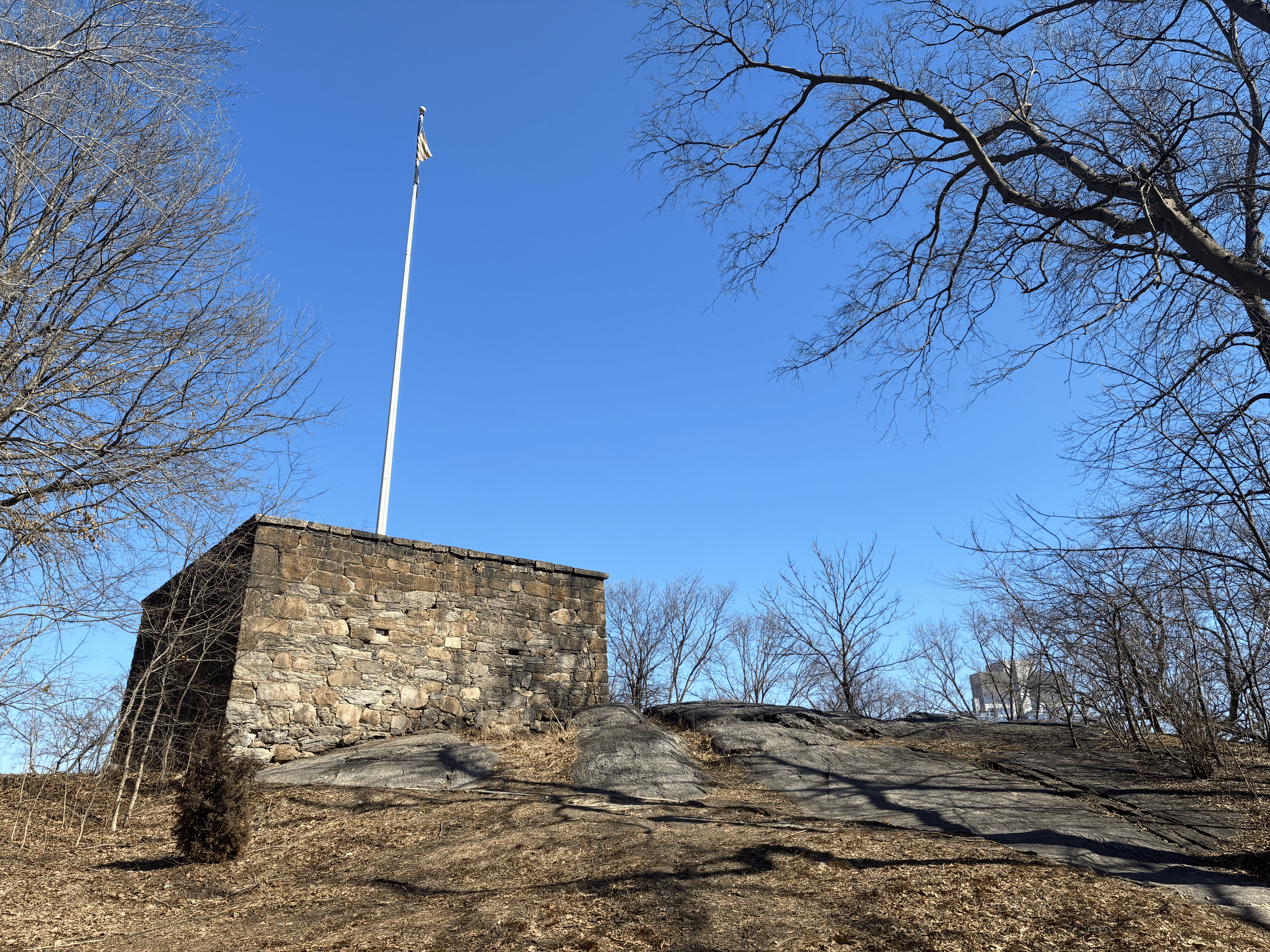 The Block House in Central Park.