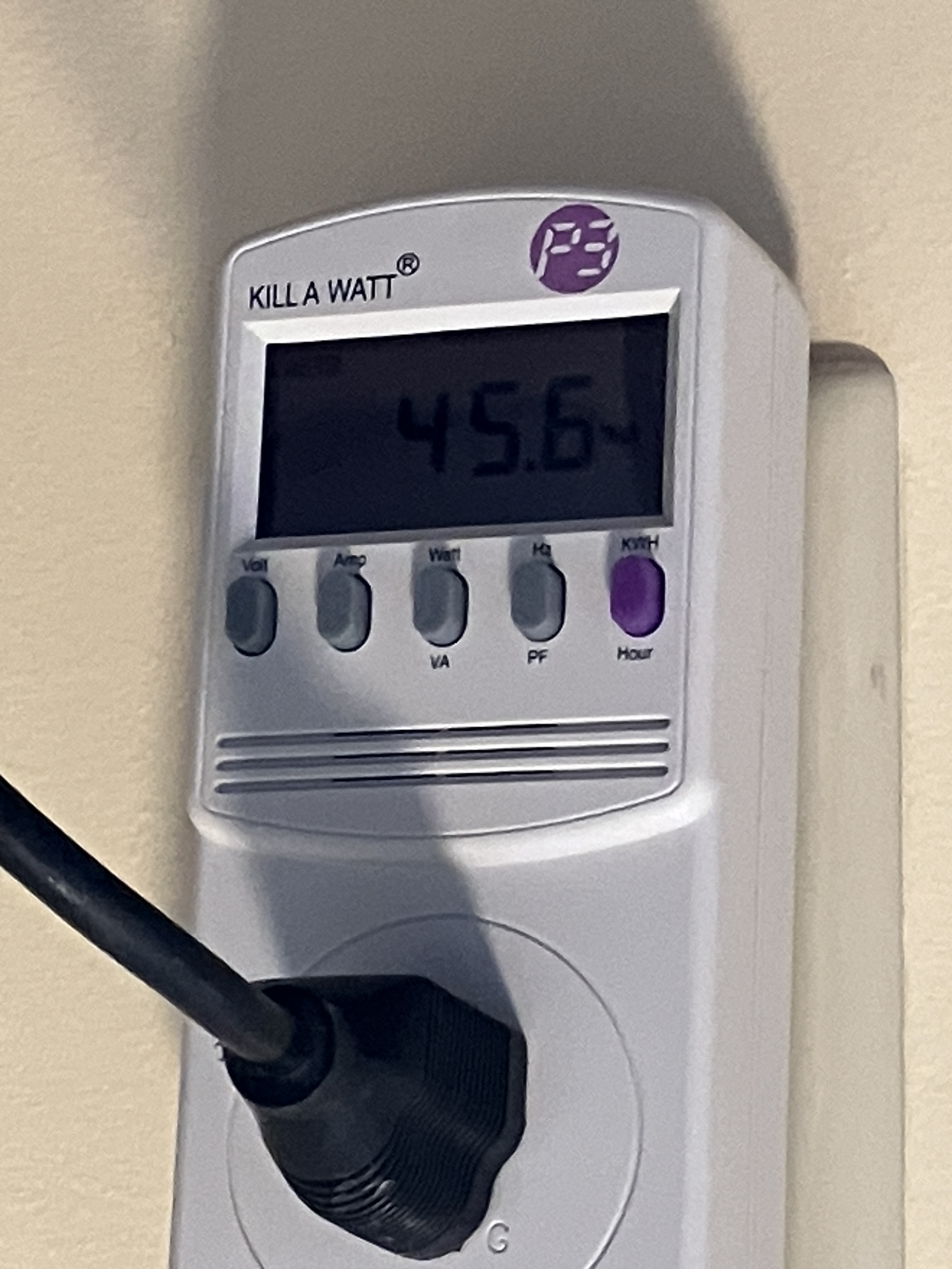 Surprisingly low power draw!