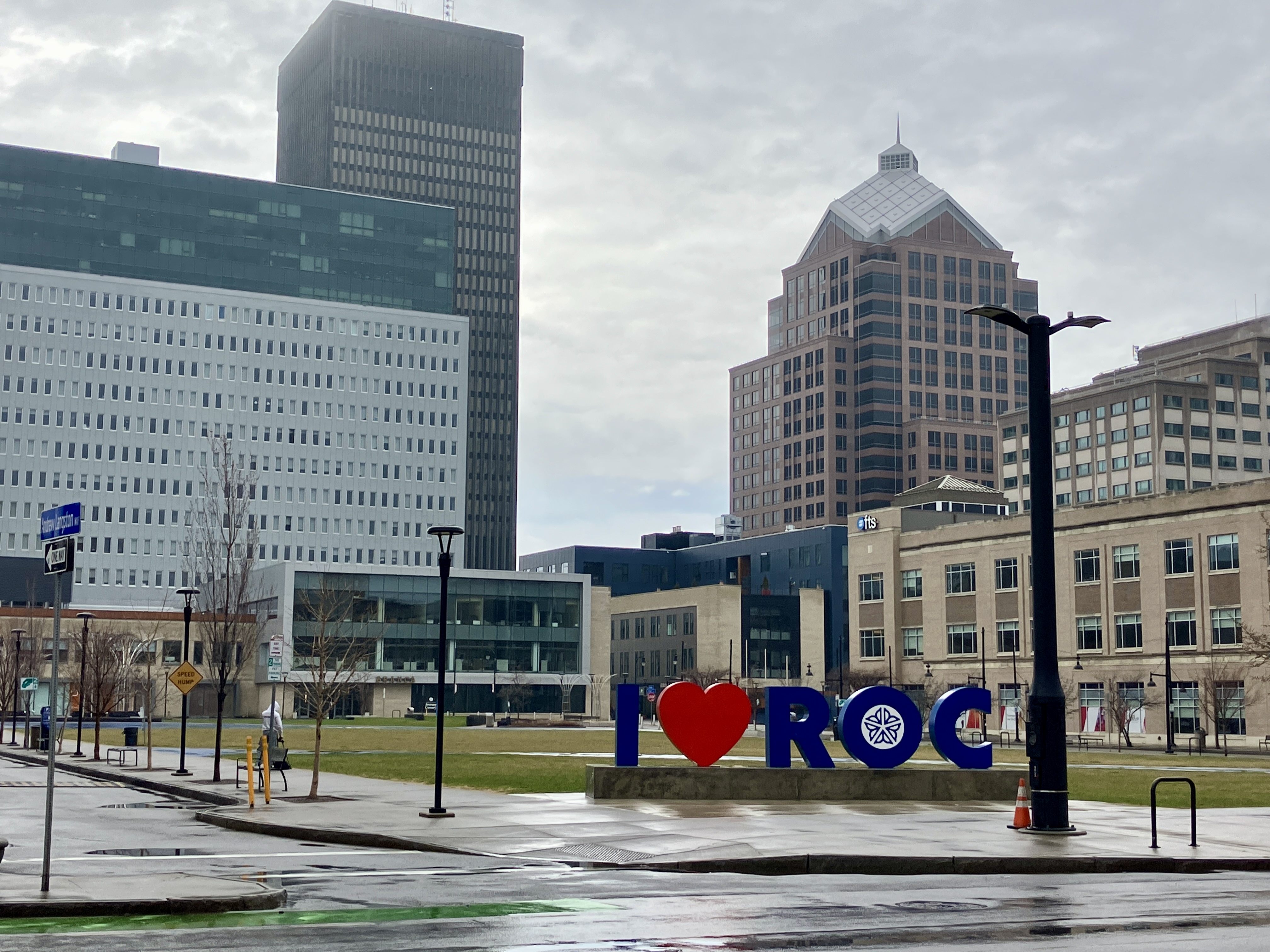 Some open space with a big 