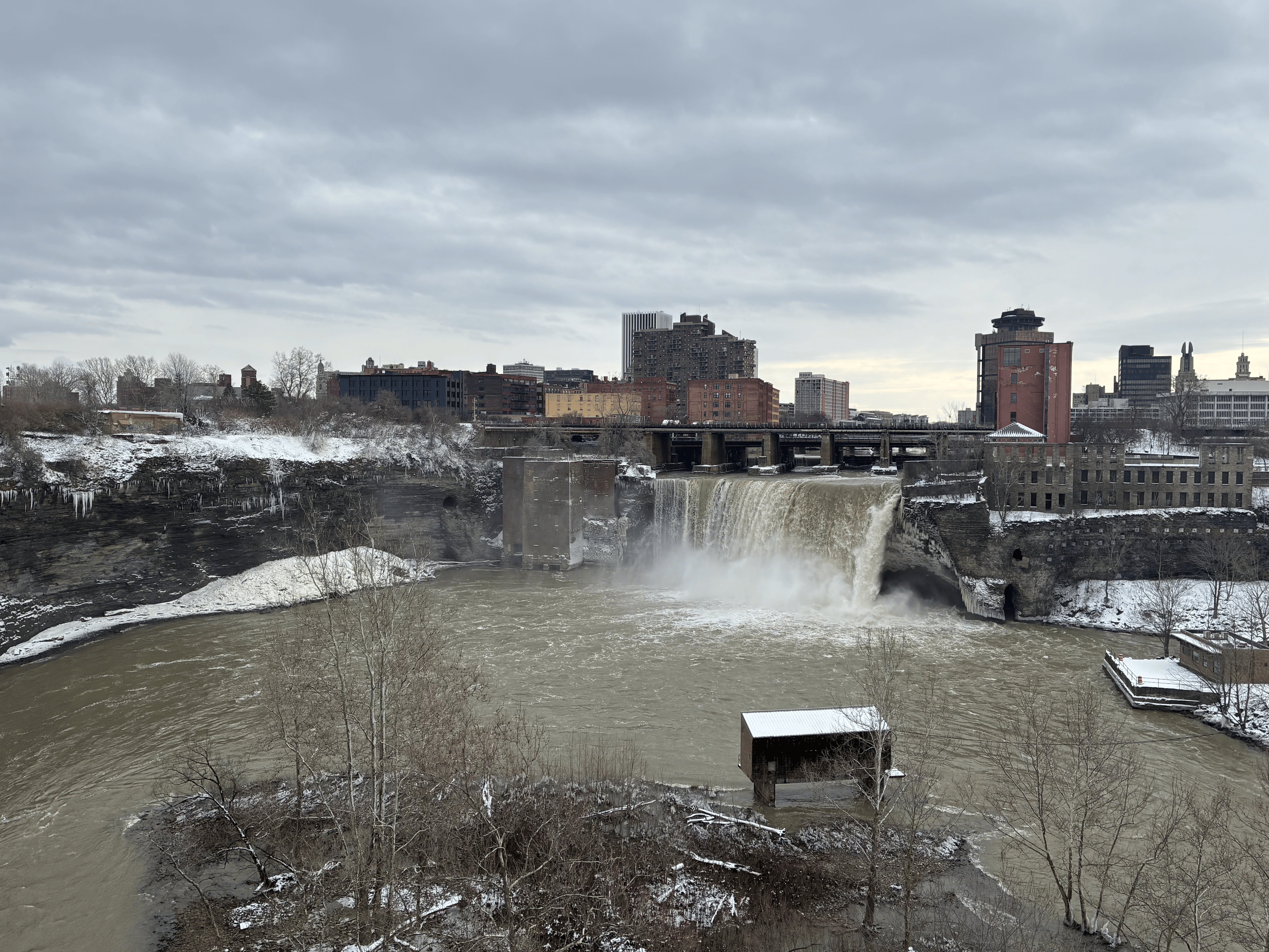 冬天的羅徹斯特。